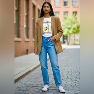 YAS🍌Elegant Khaki / Tan Women's Blazer